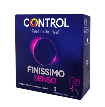 [10003] CONTROL Preservativo Finissimo Senso X3 Unidades